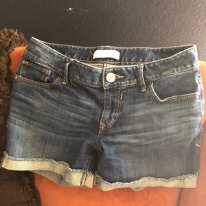 Express denim shorts